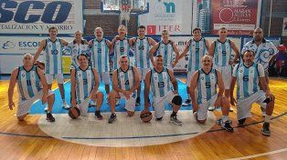 El equipo +55 de la Agrupación Yeti Gutiérrez, con apellidos rutilantes, será parte del Mundial de Maxibásquet en Mar del Plata.
