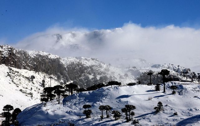 El volcán Copahue
