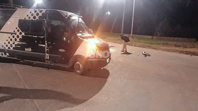 Falleció un motociclista en un violento choque con un automovilista en Aristóbulo del Valle