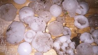 Fuerte tormenta se abatió sobre la localidad de San Guillermo