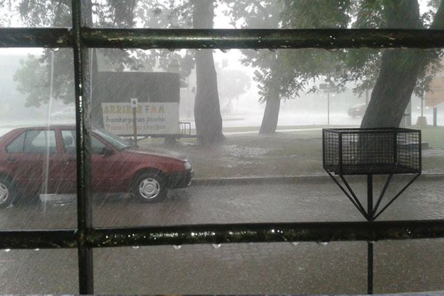 Luego de varios días con altas temperaturas, llegó la lluvia