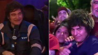 Javier Milei conoció a su doble de Gualeguay