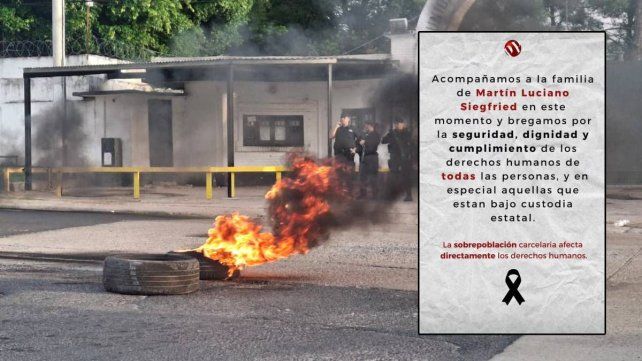 Tras la muerte de un interno en la Unidad Penal de Paraná, piden garantizar derechos humanos