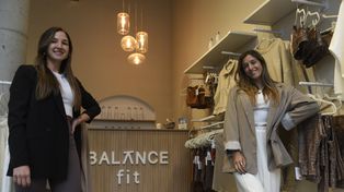 Camila Ghidinelli y Victoria Magnani, dueñas de la marca de ropa Balance Fit.