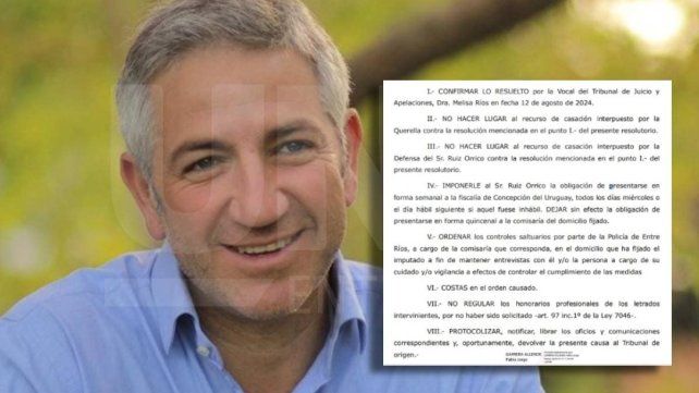 Juan Ruiz Orrico: rechazan pedido de prisión preventiva
