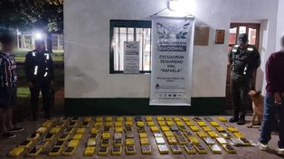 Gendarmería secuestró más de 105 kilos de cocaína en un control sobre la Ruta 34