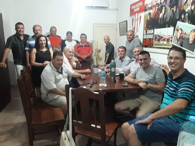 La dirigencia tras la Asamblea.&nbsp;