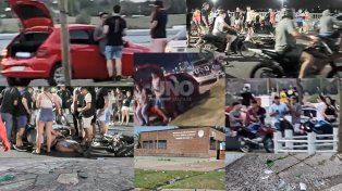 Vecinos de Bº 7 Jefes, hartos. La Costanera Oeste santafesina se convierte todos los fines de semana en un descontrol total.