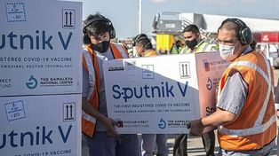 Llegaron más vacunas Sputnik V a la Argentina