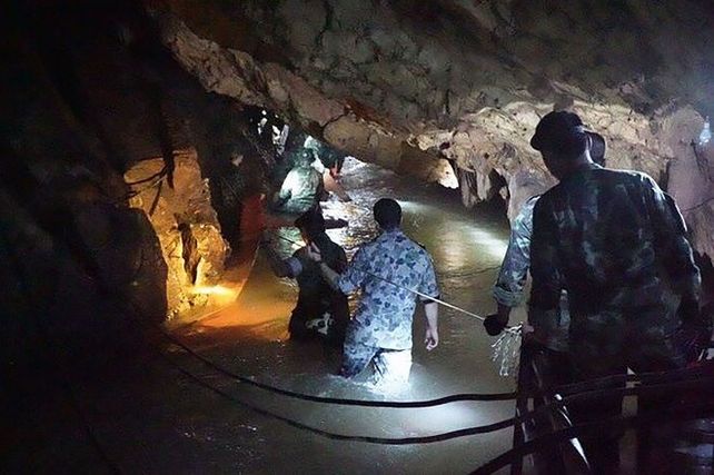 El video del momento en que encuentran a los chicos de Tailandia