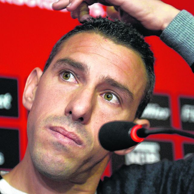Las lágrimas de la Fiera. El ahora ex capitán leproso rompió en llanto cuando anunció su salida.
