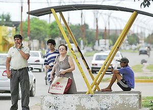 Colectivos que demoran más de lo debido