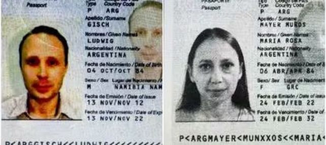 Los pasaportes argentinos de la pareja de espías rusos