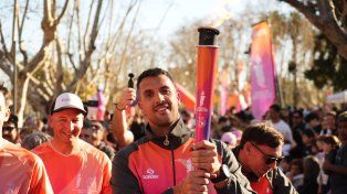 Casilda vivió la llegada del Fuego Suramericano y se sumó a la cuenta regresiva