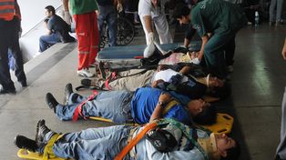 La lista de heridos por el accidente ferroviario