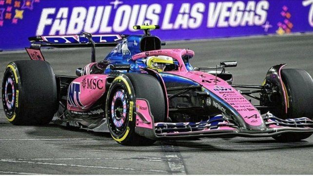 Franco Colapinto finalizó 16° en la segunda práctica libre del Gran Premio de Las Vegas.