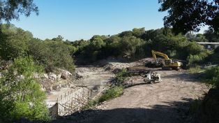 La Municipalidad de Paraná sigue las obras en un sector del arroyo Colorado