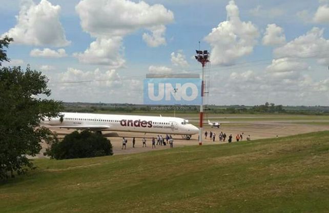El plantel bajó en el aeropuerto y parte rumbo a Santa Fe.&nbsp;