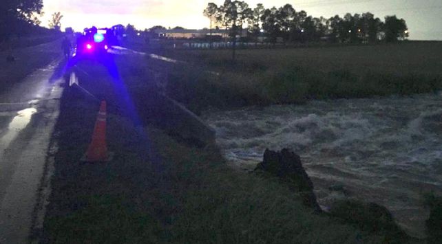 Ruta 11: restringen el tránsito en San Justo tras el desmoronamiento