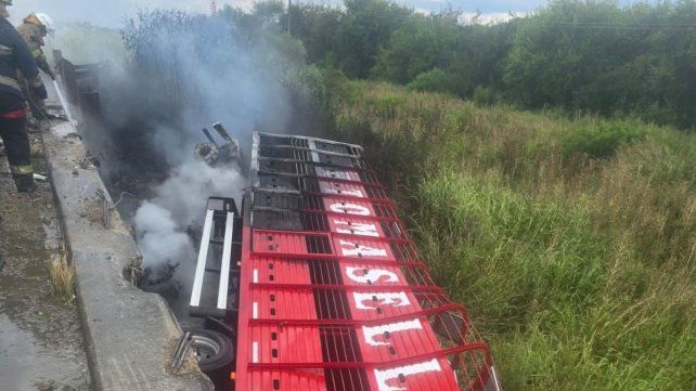Un camionero perdió la vida en un despiste sobre la Ruta 127.