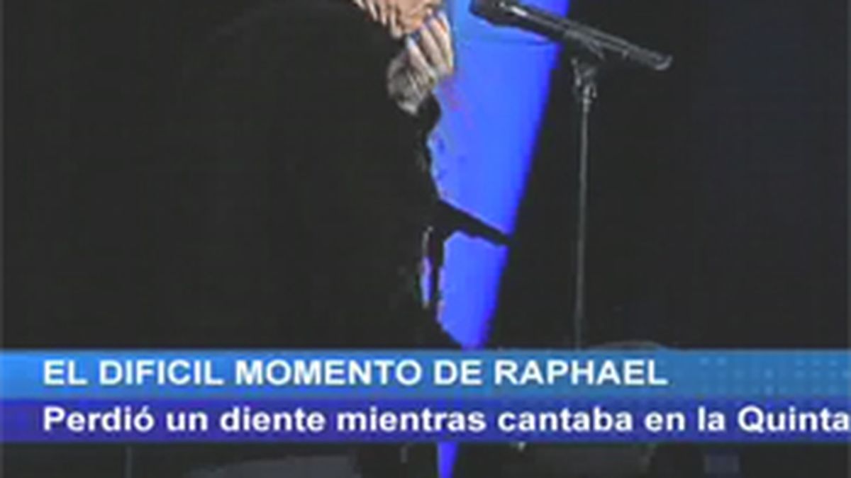 Raphael perdió un diente durante triunfal show en Viña del Mar