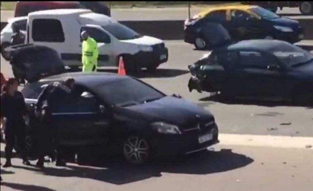 Pinola, involucrado en un accidente de tránsito