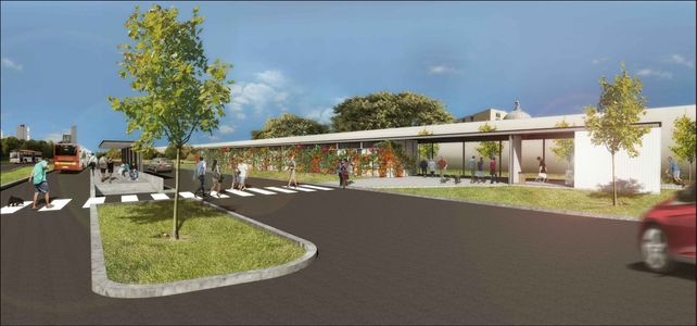 Proyecto. Así lucirá el nuevo mercado de flores una vez concluidos los trabajos a realizar.