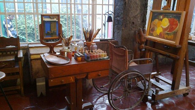 La silla de ruedas y el espejo