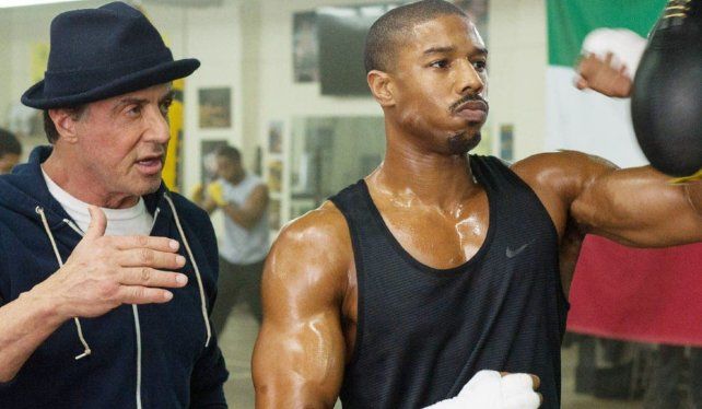Sylvester Stallone y Jordan en “Creed. La leyenda de Rocky ”. La tercera entrega será dirigida por el propio Jordan.