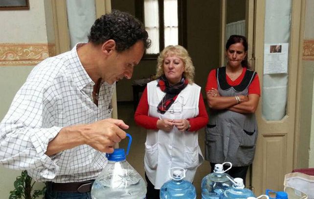 La foto que Bruera publicó en la red Twitter.