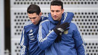 Lionel Scaloni y Ángel Di María&nbsp;