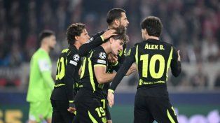 Champions League: goles de Julián Álvarez, Alexis Mac Allister y Nahuel Molina