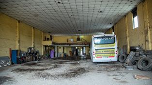 En restauración. Uno de los cinco colectivos a la espera de los arreglos necesarios ante el inicio de las clases.