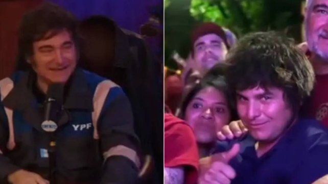 Javier Milei conoció a su doble de Gualeguay