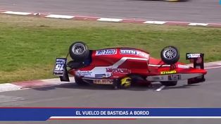 Así volcó el piloto paranaense Exequiel Bastidas