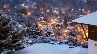 Septiembre empezó con nieve en las sierras de Córdoba