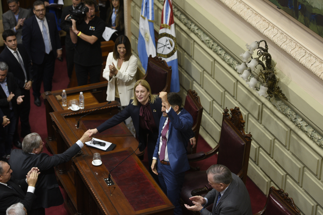Diputados del PJ cuestionaron la alocución del jefe de la Casa Gris en la Legislatura.