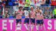 Estados Unidos ganó en sus dos presentaciones y no le marcaron goles. Estados Unidos ganó en sus dos presentaciones y no le marcaron goles.