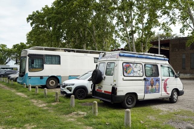 La zona del parque a la Bandera