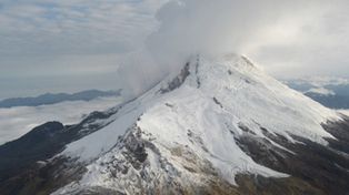 Alerta naranja en Colombia por la erupci&oacute;n del volc&aacute;n Nevado del Huila