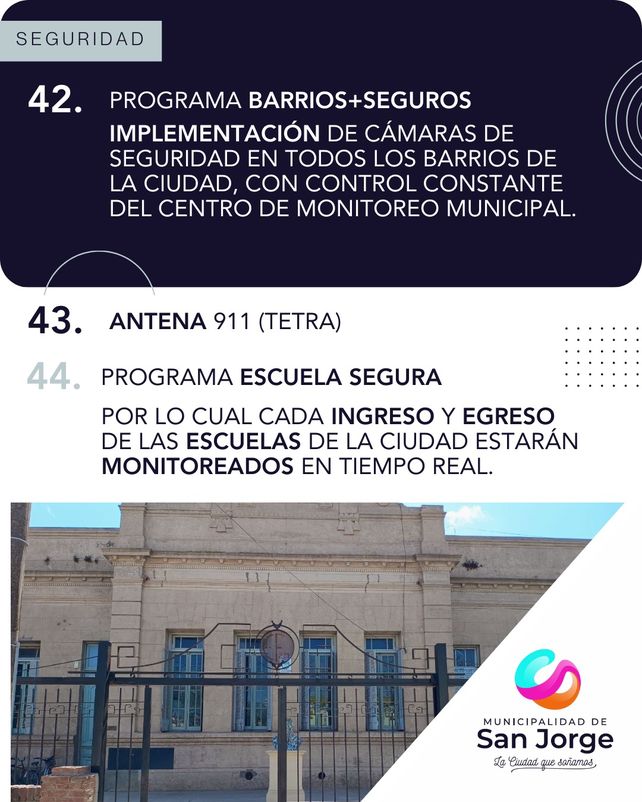 El intendente Juan Pablo Pellegrino presentó 50 grandes proyectos para San Jorge en 2025