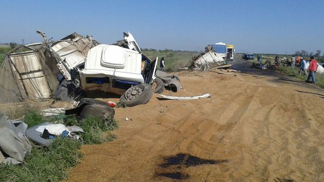 Un choque entre dos camiones dejó como saldo un muerto en el norte de la provincia