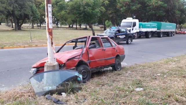 Descontrol y choque en el Parque Federal