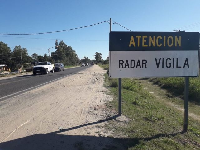 Rincón: comienzan a funcionar los radares sobre ruta 1 y aguardan el permiso por fotomultas