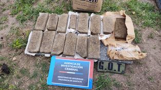 Encuentran nueve kilos de marihuana en un allanamiento en Capitán Bermúdez