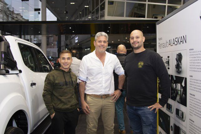 Nahuel Zoccola, Carlos Prieto y Andrés Blotta