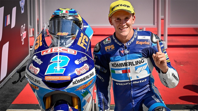 Moto 3: Gabriel Rodrigo logró su primera pole en Austria