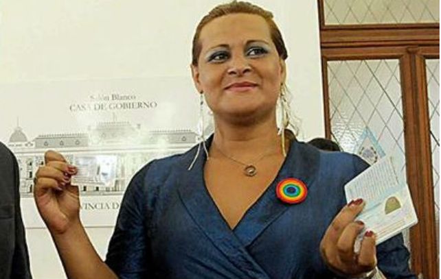 La referente trans se había mostrado contenta cuando recibió el DNI con su nueva identidad.