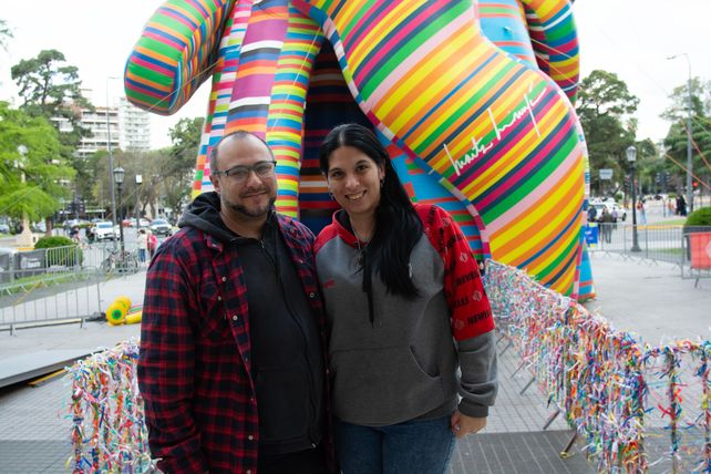 Leonel Olivé y Mariana Domínguez