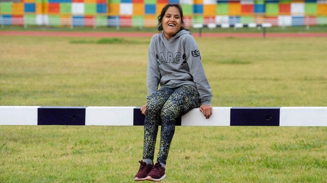 Yani Martínez recuperó su sonrisa característica cuando pudo volver a entrenar en el estadio Jorge Newbery. En Tokio intentará dar lo mejor.